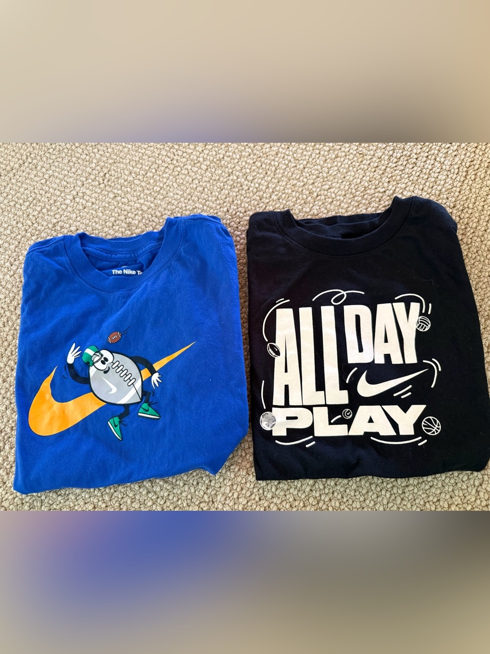 Nike Black & Blue Graphic Tee Duo